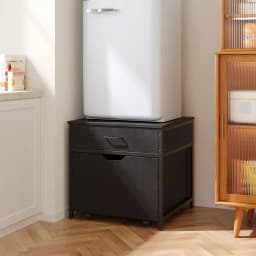 【Breeins】Mini Fridge Stand with Storage Livingroom Kitchen Display