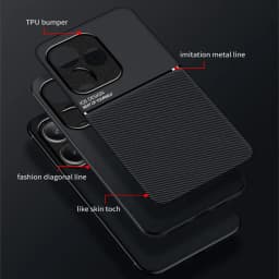 Rugged Non-Slip Case for Realme GT 7 Pro GT 6 6T GT6 Protective Cover Magnetic Suction Holder Coque Fundas Capa