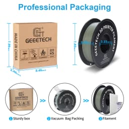 Geeetech 5kg Matte Filament PLA 1.75mm, 3d printer Material polylactic acid, frosted texture, Vacuum packaging