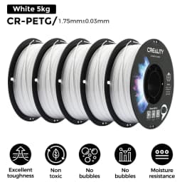 CREALITY CR-PETG Filament 1.75mm 1.0kg Eco-friendly Odorless and Non-toxic High Stability Moisture Resistance for FDM Printers