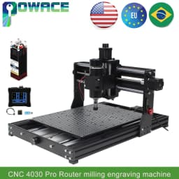 【EU BR】3 Axis GRBL CNC 500W 4030 Pro Router Milling Laser Engraving Cutting Machine + Off-line Controller + Laser Module