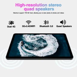DOOGEE T30S Smart Tablet PC 6GB 256GB 11" 2.4K TÜV Certified Display T606 Octa Core 13MP Camera Quad Speakers 8580mAh Battery