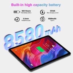DOOGEE T30S Smart Tablet PC 6GB 256GB 11" 2.4K TÜV Certified Display T606 Octa Core 13MP Camera Quad Speakers 8580mAh Battery