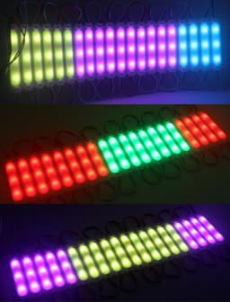 20PCS DC12V WS2811 2811 IC Pixel Digital Full color Injection led Module SMD 5050 Waterproof Sign Shop Banner Channel Letters