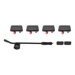4Pcs Professional Furniture Transport Lifter Tool Set 360° Rotating Stuffs Moving Hand Tools Set Furniture Mover