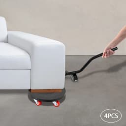 4Pcs Professional Furniture Transport Lifter Tool Set 360° Rotating Stuffs Moving Hand Tools Set Furniture Mover