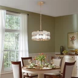 VETRULUS Modern K9 Crystal Pendant Light Nordic Chandelier Bedroom Hanging Lamp Retro Luxury Kitchen Dining Table Plafon Ceiling