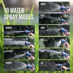 Expandable Garden Watering Hose Set, 30m/100FT, 10 Water Spray Modes, for All-Season Outdoor Use, Patio, Lawn, Garden, Orchard