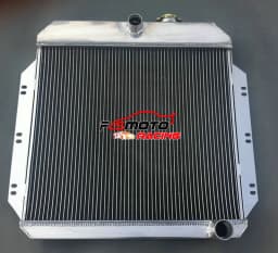 Aluminum radiator + fan For Chevy / GM Pickup Truck Manual MT 1960-1962 60 61 62 1960 1961 1962