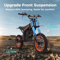 3000W Off Road Electric Motorcycle, Max Speed 34mph, 28miles Range, 48V 30AH Battery, Electric Pocket Motorbike