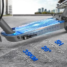 AOVOPRO 500W Electric Scooter Top Speed: 21.75 mph Range: 21.75 miles 10-inch Tyres Shock-Absorbing Smart Folding Scooter