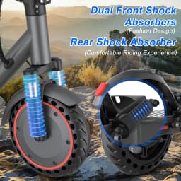 AOVOPRO 500W Electric Scooter Top Speed: 21.75 mph Range: 21.75 miles 10-inch Tyres Shock-Absorbing Smart Folding Scooter