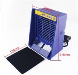 Solder Fume Extractor Remover 30W Soldering Smoke Absorber Fume Extractor Air Filter Fan,Absorbs Up to 80 Percent of The Odors