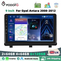 Podofo For Opel Antara 1 2006-2017 Carplay Car Radio Multimedia Video Player Android Autoradio GPS navi Stereo 2din RDS Screen