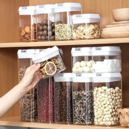 【Breeins】7Pcs Airtight Food Storage Containers with Clasp Lids