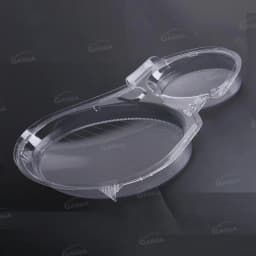 For Benz W211 E240 E200 E350 E280 E300 2002-2008 Car Headlight Glass Car Headlight Lens Glass Cover Lamp Shell Pair