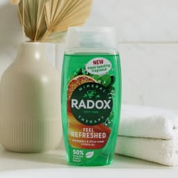 Radox Feel Refreshed Shower Gel 225ml, Eucalyptus and Citrus Body Wash, Energising Daily Skin Cleanser