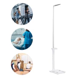 White Aluminum Digital Medical Scale,Ultrasonic Height and Weight Scale Body Fat Measuring Instrument for Hospitals,Home