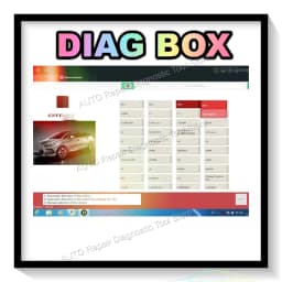 Automotive Car Tools Diagbox V9.91 V9.68 V9.129 Full Update For Lexia3 PP2000 For Car Diagnostic Software