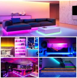 DC12V RGB COB LED Strip 756LEDs/m High Density Flexible FOB COB Linear Led Lights Tape for Indoor Decoration Lighting