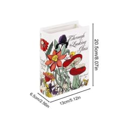 Ceramic Book Vase Pride and Prejudice Cute Bookshelf Decor Unique Gift for Book Lovers Home Interior Wall Shelf Decoration House