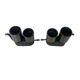 Exhaust Tips Tailpipes for BMW 3 Series G20 G21 G28 330i M340i Rear Diffuser Dual Outlet M Performance Muffler Tip Nozzle