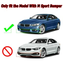 Front Bumper Lip Splitter Lip for BMW F32 F33 F36 420i 430i 428i 435i Guard Protector M-Sport M-tech 2014 2015 2016 2017 2018