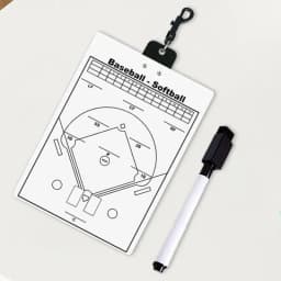Baseball Lineups Board For Dugout Double-Sided Baseball Whiteboard With Erasable Pen Softball Coaching Equipment For