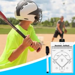 Baseball Lineups Board For Dugout Double-Sided Baseball Whiteboard With Erasable Pen Softball Coaching Equipment For