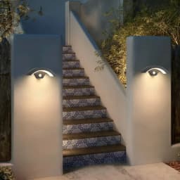 Modern Wall Sconce 24W Wall Light with Motion Sensor, 3000K Black Warm Light Wall Lamp, Outdoor Lamp Applique Murale for Hallway
