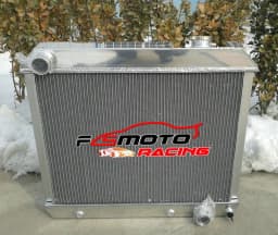 Aluminum Radiator+Shroud+FAN for 1963-1966 Chevy Truck C10 C20 C30 1964 1965 AT 1963 1964 1965 1966 63 64 65 66