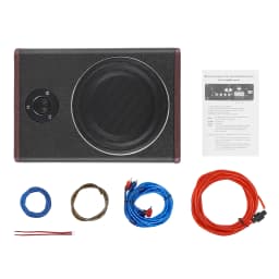 8inch Car Audio HIFI Subwoofer Under Amplifier 12V Ultra-thin Seat Woofer Modification Subwoofer Car Speaker