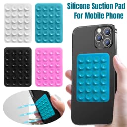 Silicone Adhesive Sticky Suction Pad For Mobile Phone Suction Cup Glass Desktop