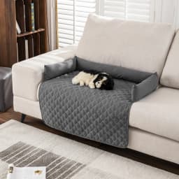 Voltsify Waterproof Pet Bed Furniture Protector Mat Dog Sofa Cover with Pillow