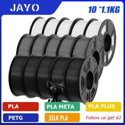 JAYO pla plus petg High speed matte PETG APLA 10Rolls filament 175mm no bubbles smooth multiple colors optional for 3D printing