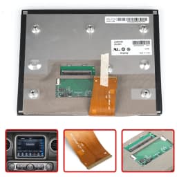 NEW 8.4 Inch LCD Display LA084X01(SL)(01) LA084X01-SL01 SL02 SL03 Touch Screen for Chrysler Jeep Compass 2018 VP4R 2017-2021
