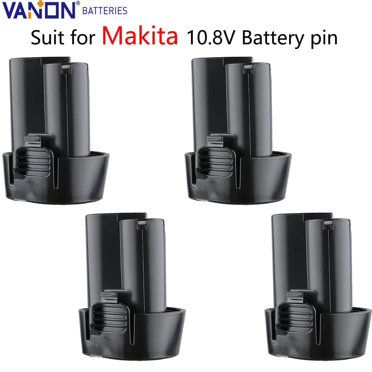 VANON 1/2/4Pack BL1013 4.8Ah 10.8V Li-ion Battery Replace for Makita BL1014 194550-6 194551-4 195332-9 Tools Battery pin