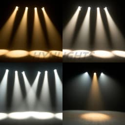 300W COB 2in1 Zoom Warm White/Cold Cool White Illuminated Indoor LED Par Stage Bar Wedding Chapel DJ DMXLight