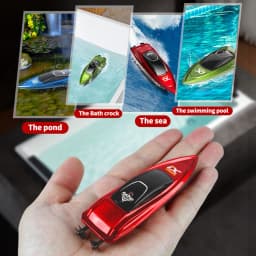 RC Boat Waterproof 2.4GHz Electric RC Speed Boat Remote Control Watercraft Ship Racing Model Toys for Children