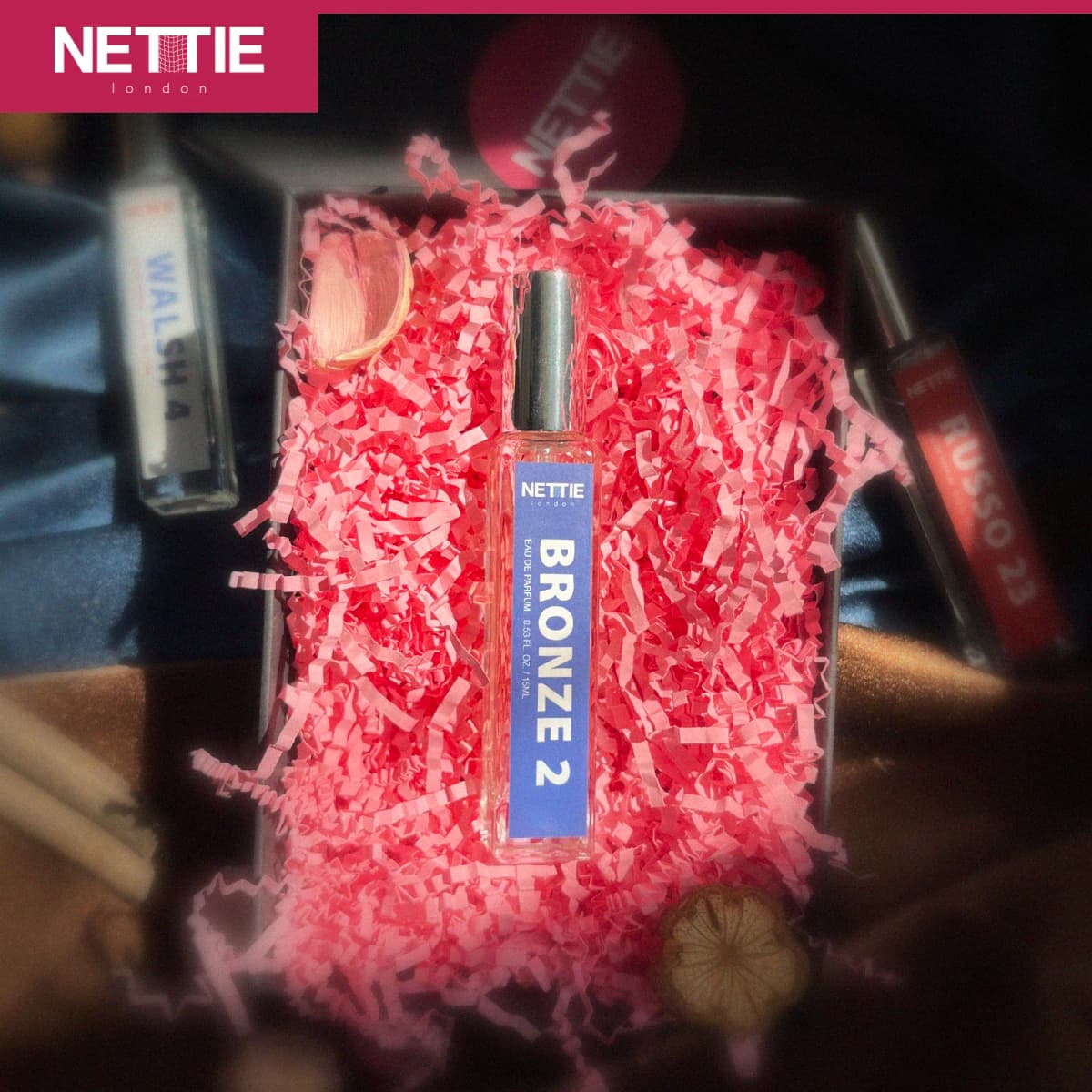 Nettie MD II: Bronze Eau de Parfum – Fresh Floral Perfume for Women, Long Lasting Football-Inspired Fragrance