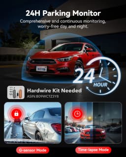 REDTIGER F7N PRO Dash Camera 4K Dash Cam Video Recorder Built-in WiFi GPS FOV 170° Dash Cam With STARVIS 2 SENSOR Night Vision