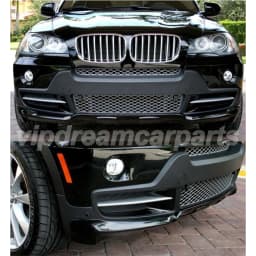 Front Bumper Splitter Lip Rear Diffuser for BMW X5 E70 SUV M Sport Bumper Performance 2007 2008 2009 2010 Bodykit Magickit