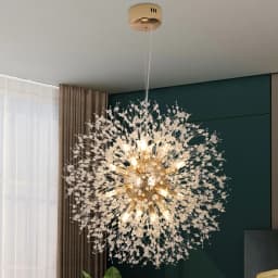 VETRULUS Modern Dandelion Lighting Pendant Lights Living Room Dining Bedroom Pendant Lights Starry Fireball Lighting Fixtures 