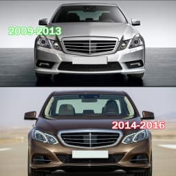 1 Pair Headlight Lens Cover Replacement For Mercedes-Benz E Class W212 2009-2013 Headlight Housing for A2128209561, A2128209661