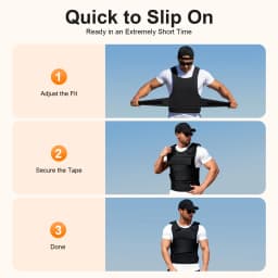 21.65*20.87inch Outdoors Protective Vest Manganese Steel Adjustable Security Training Protective Vest for Security Personnel Pol