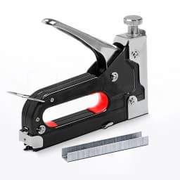 Heavy Duty 3-in-1 Staple Gun with 1000 Staples Adjustable Force Wall Stapler Quick Jam Release Anti-Slip Upholstery