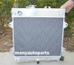 Aluminum radiator for BMW E30 M10 316i 318i 1982-1991 83 84 85 86 87 88 89 90 91 Manual