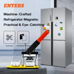 50*50mm School Magnet Making Machine With Cutter And 100 Sets Materials