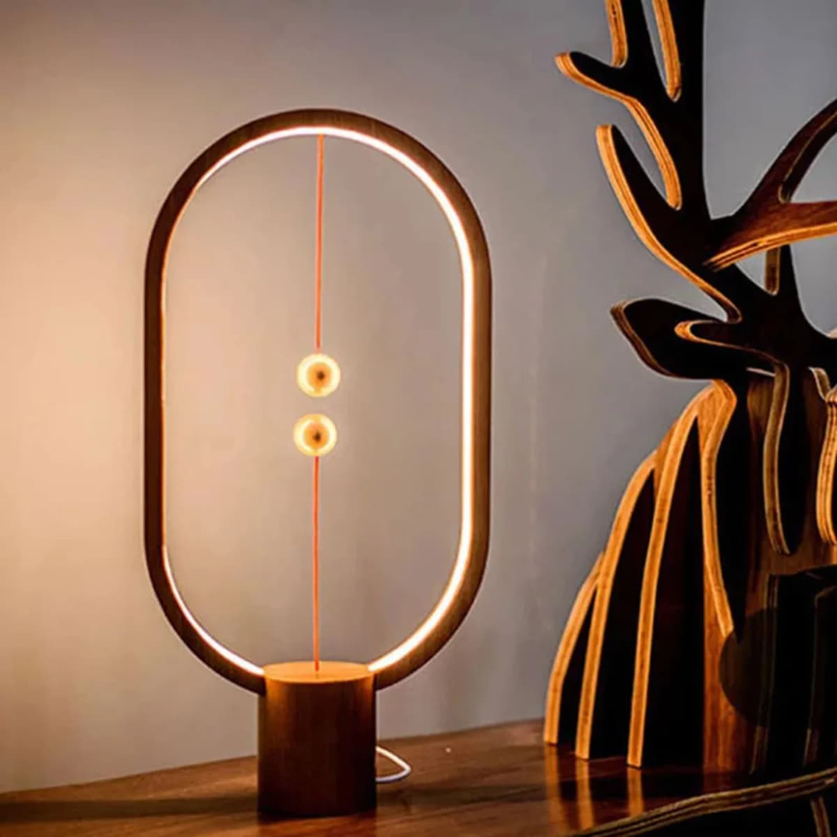 Creative Table LED Mini Balance Light Night Light Balance Lamp USB Bedside Night Lamp Decorative Bedroom