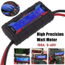 150A RC High Precision Current Power Analyzer Backlight LCD Digital High-Precision Amp Watt Meter RC Battery Power Analyzer